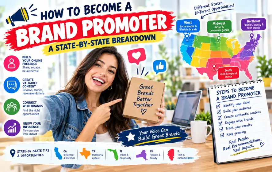How to become a brand promoter: state-by-state guide to building brand partnerships and influence