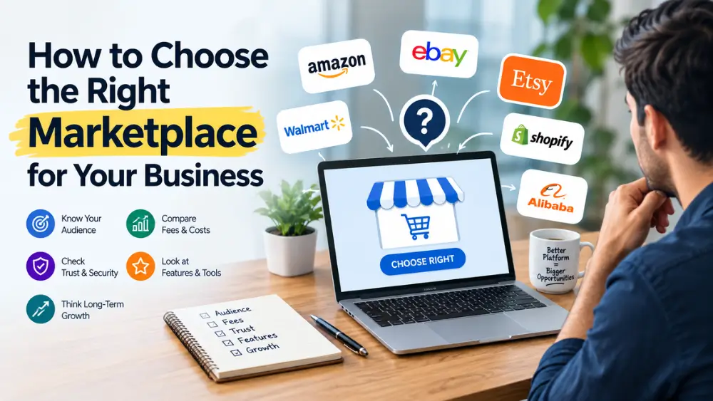 How to choose the right marketplace for your business and grow online sales successfully.