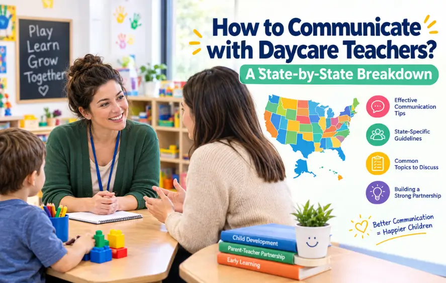 How to communicate with daycare teachers: state-by-state tips for better parent-teacher communication