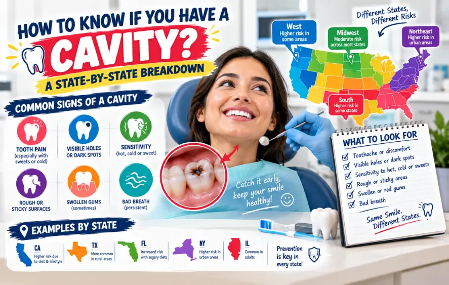 How to know if you have a cavity: signs, symptoms, and state-by-state dental guide
