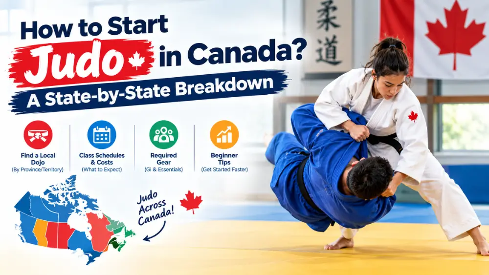 How to start judo in Canada with beginner training, local dojos, and provincial guidance.