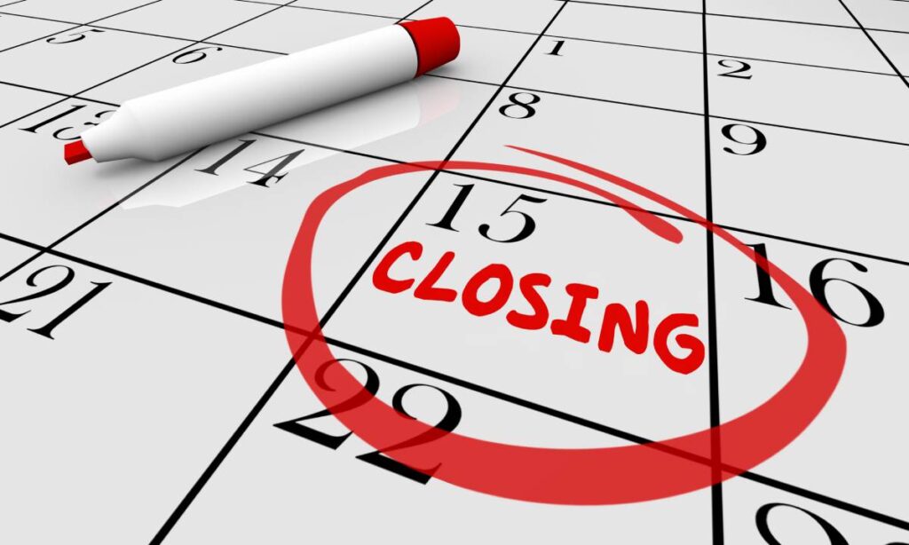 what does closing date mean in real estate